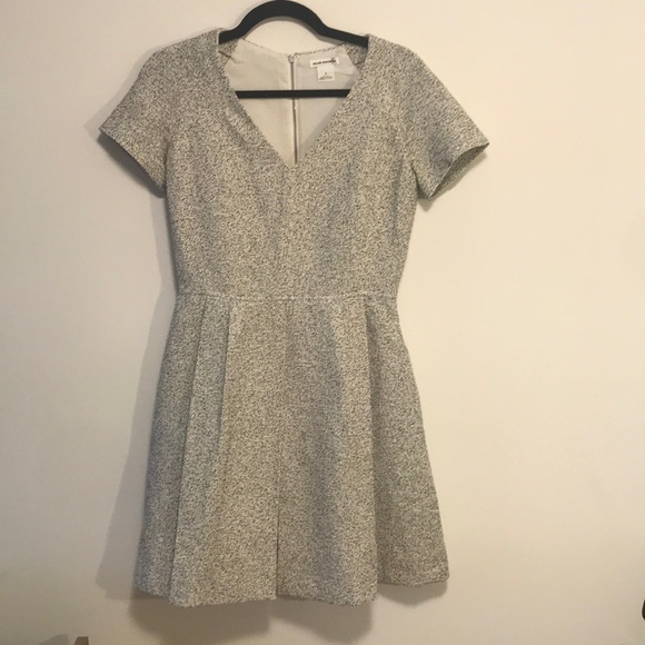 Club Monaco black and white speckled dress sz 2